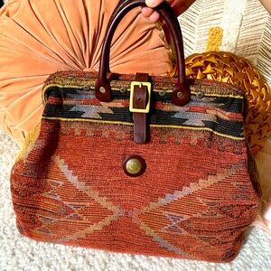 The Victorian Traveler Carpet Bag